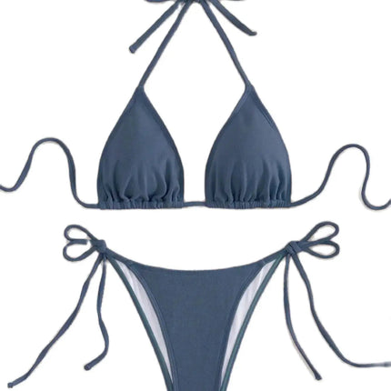 Set bikini estivo bianco mi-grid servizio fotografico sexy al mare primaverile maturo adatto per le donne PlatiNum