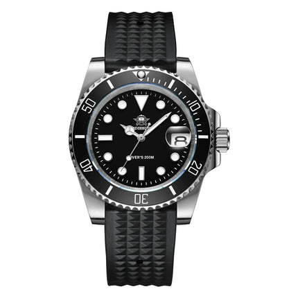 ADDIESDIVE MY-H3-2 Men's Dive Quartz Watch 41mm Fashion Stainless Steel Wristwatch 200M Calendar Display Luminous Watches ForMen