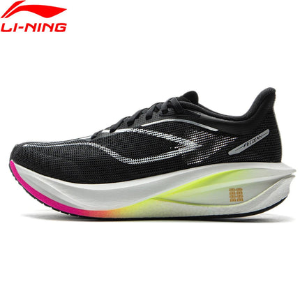 Li-Ning Women's FEIDIAN 5 CHALLENGER Racing Running Shoes CARBON-FIBER PLATE BOOM Cushion Sport Shoes Breathable Sneaker ARMV002 PlatiNum