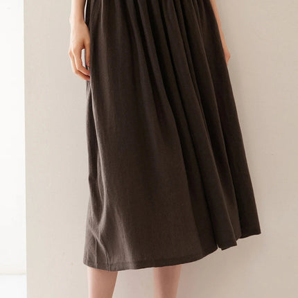 Women's Clothes High-quality Cashmere Skirts Fashionable Mulberry Silk Knitted A-line Skirts Women's High-waisted Umbrella Skirt PlatiNum