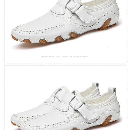 DEKABR Mocassini alla moda Scarpe da uomo in vera pelle Morbide e comode Mocassini slip-on Scarpe casual da uomo fatte a mano Drive Walk Lusso per il tempo libero