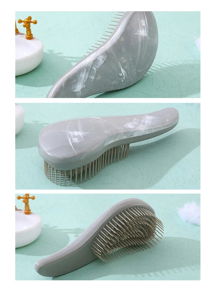 Mini Anti Static Detangling Air Cushion Hair Brush Massage Comb Barber Hair Styling Magic Detangle Tool
