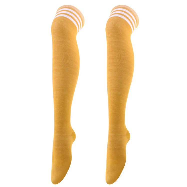 Calze Jk da donna Calzini cosplay per feste di Halloween Calzini sopra il ginocchio Calzini caldi Calza per stivali da donna Calzini lunghi a tripla banda