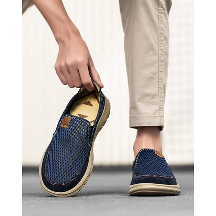 Mocassini Slip-On, Adatti per Scarpe Casual Estive Traspiranti da Uomo, Scarpe Leggere da Passeggio, Qualità Superiore