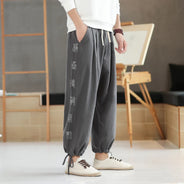 2024 autunno stile cinese pantaloni Casual alla moda moda Versatile High Street Sports Harun Pants H