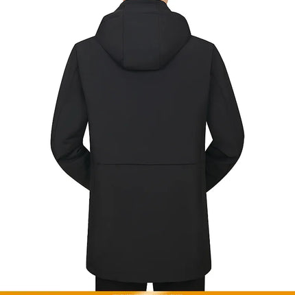 Men's Detachable Liner & Hat Puffer Coats Business Casual Hooded White Duck Down Jackets 2026 Winter Outwear Windproof Top Parka