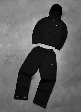 Y2k Men Clothing set Street retro Gothic tracksuit Harajuku Trend Hip Hop personality pattern embroidery oversized tracksuit PlatiNum