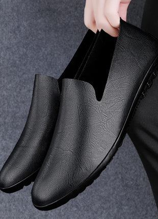 Scarpe da uomo in vera pelle Casual formali mocassini da uomo mocassini estate italiana traspirante Slip on scarpe da barca maschili Over Size 50 51