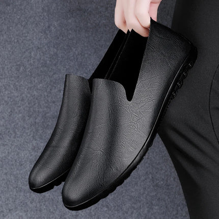 Scarpe da uomo in vera pelle Casual formali mocassini da uomo mocassini estate italiana traspirante Slip on scarpe da barca maschili Over Size 50 51