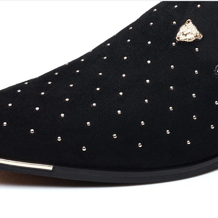 Scarpe eleganti da uomo di lusso Scarpe casual da uomo in pelle scamosciata Mocassini eleganti e comodi Scarpe da lavoro in pelle da uomo Zapatos Hombre