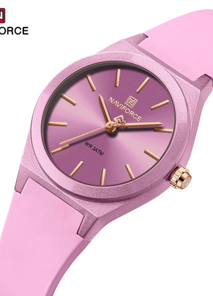 NAVIFORCE 2025 Orologi moda donna Orologio al quarzo Sport Cinturino in silicone Orologi da polso da donna Orologio semplice Regalo relogios feminino platinumshop