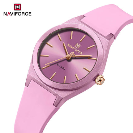 NAVIFORCE 2025 Orologi moda donna Orologio al quarzo Sport Cinturino in silicone Orologi da polso da donna Orologio semplice Regalo relogios feminino platinumshop