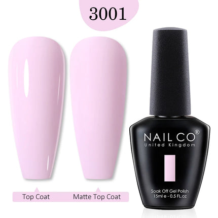 NAILCO 15ml Green Blue Series UV Nail Gel Polish Blue Colors UV&LED Gel Varnish Red Soak Off Semi Permanent LED Nail Gel Varnish