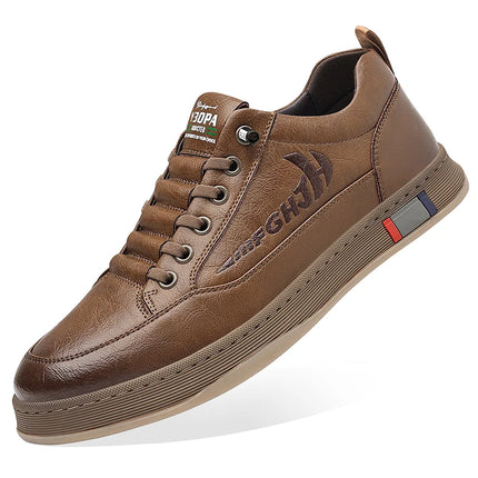Scarpe casual da uomo alla moda Scarpe semplici da uomo retrò in vera pelle Scarpe da lavoro formali eleganti per pendolari Mocassini con consegna gratuita