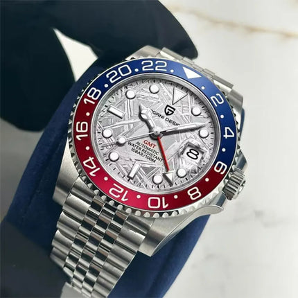PAGANI DESIGN New GMT Men Watch Top Brand 40mm Mechanical Watch Sapphire Glass 100M Waterproof Automatic Wristwatch Reloj Hombre