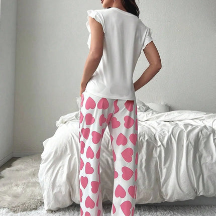 Pigiama estivo Set Pantaloni estivi da donna Set Pijama Pigiama da donna Indumenti da notte Donna che dorme Biancheria intima da notte sexy