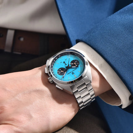 Nuovo Orologio da Uomo PAGANI DESIGN Panda 2026, Orologio al Quarzo Retrò, Cronografo Impermeabile con Vetro Zaffiro AR, Luminoso, Sportivo, in Acciaio Inossidabile