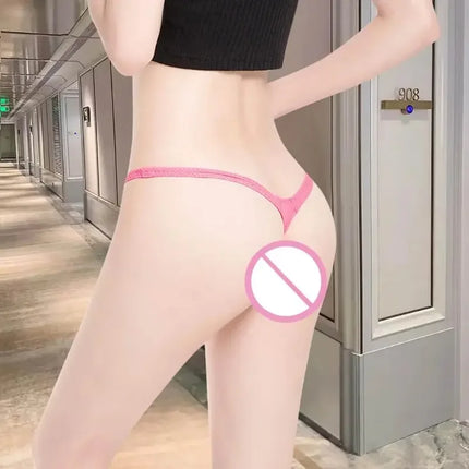 Women Thong Low-Rise G-string Mini Sexy Underwear Micro Bikini Bottom Thongs Female Panty