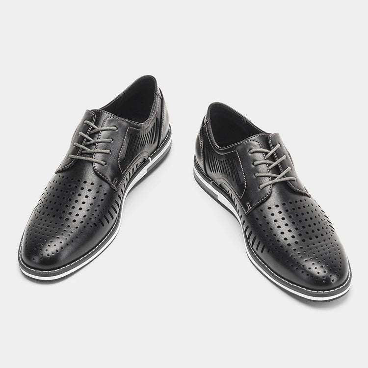 Leather loafer men fashion comfortable 2024 brand casual shoes men
