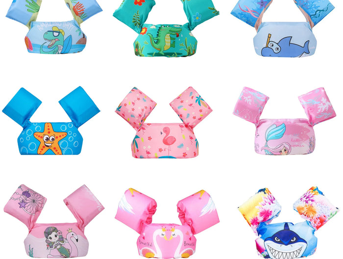 2-6Y Kids Swim Vest Arm Float Ring Swim Trainer Children Swim Vest Kids Swimwear Pool Accessories