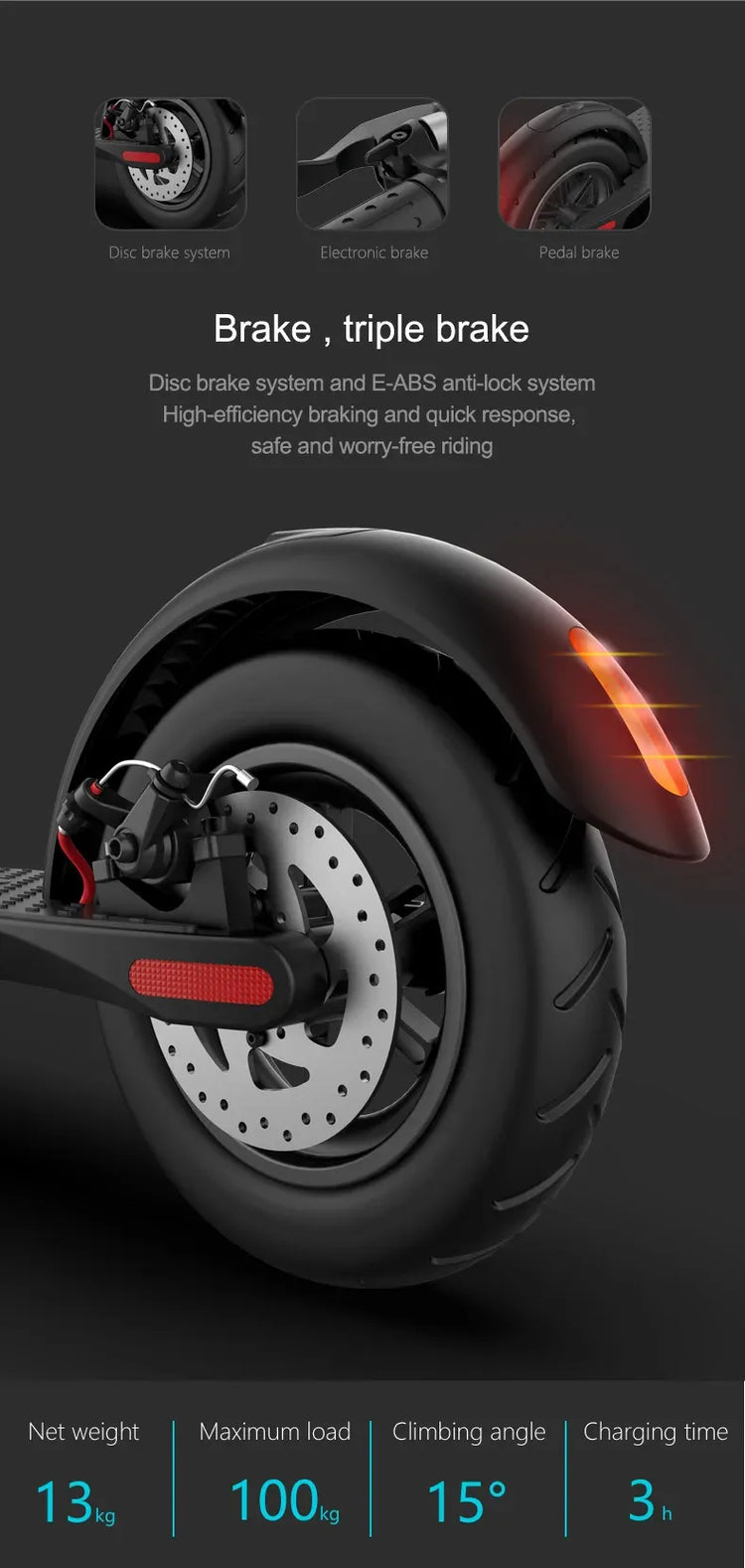 Monopattino Elettrico X7 con Ruote da 8.5/10 Pollici, Motore W, Batteria 36V 6.4Ah, Velocità 32 km/h, Autonomia 20 km, Telaio in Lega di Alluminio Aeronautico, E-Scooter Leggero e Portatile per Uso Urbano