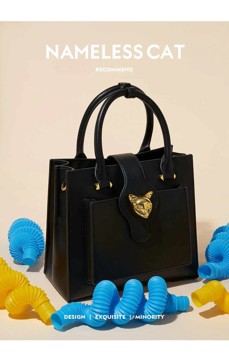 BAFELLI 2025 NUOVA BORSA DA DONNA CAT LUSSO IN PELLE FASHION BUSINESS Spalla Elegante CASUAL CROSSBODY FEMALE BORSA UFFICIALE LADY