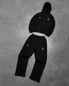Y2k Men Clothing set Street retro Gothic tracksuit Harajuku Trend Hip Hop personality pattern embroidery oversized tracksuit PlatiNum