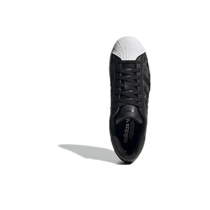 Adidas Originals SUPERSTAR Skateboard Shoes Unisex Low Top Carbon Black/White GX8412
