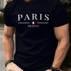 T-shirt da uomo estiva T-shirt con stampa modello lettera 3D T-shirt da uomo personalizzata Hip Hop Street Abbigliamento Top T-shirt casual per uomo