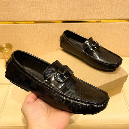 Mocassini in vera pelle da uomo design mocassino slip on morbido piatto scarpe casual da uomo guida calzature maschili scarpe da barca fatte a mano