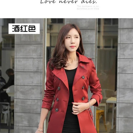 Xiaoxiangfeng Jacket Women2026Spring Autumn Winter New Fashion Windbreaker British Style Long Trench Coat Loose Female Outerwear