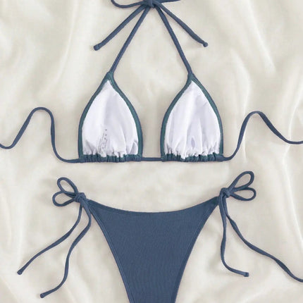 Set bikini estivo bianco mi-grid servizio fotografico sexy al mare primaverile maturo adatto per le donne PlatiNum