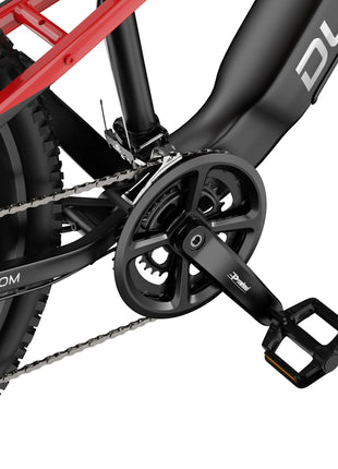 DUOTTS E29 E-bike con Motore 250W, Batteria al Litio 48V 13.5Ah, Bicicletta Elettrica con Pneumatici Fat da 27.5 Pollici, Velocità Fuoristrada 25 km/h