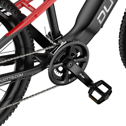 DUOTTS E29 E-bike con Motore 250W, Batteria al Litio 48V 13.5Ah, Bicicletta Elettrica con Pneumatici Fat da 27.5 Pollici, Velocità Fuoristrada 25 km/h