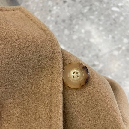 DUTRIEUX Women's Coat Double-sided 10% Cashmere 90% Wool Women's Long Coat Jacket, 2025 Winter New Long Cashmere Coat Women