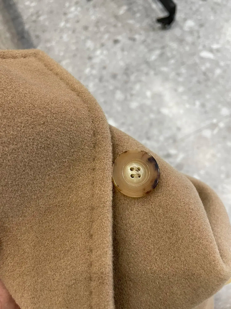 DUTRIEUX Women's Coat Double-sided 10% Cashmere 90% Wool Women's Long Coat Jacket, 2025 Winter New Long Cashmere Coat Women