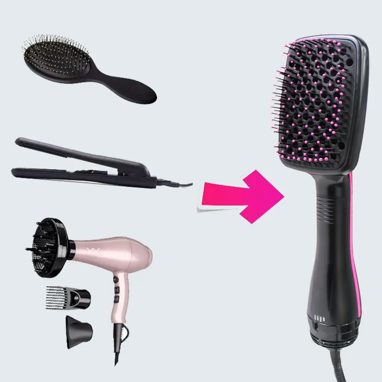 Great Deal, One-Step Comb, Negative Ion Hair Dryer, Curling Brush, Wet and Dry Straight Curler, Hot Air Comb