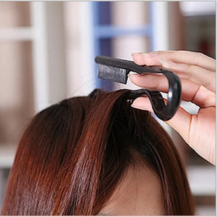 Hairdressing V Comb Hair Straightening Styling Clip Comb Special For Wig And Messy Hair Finishing