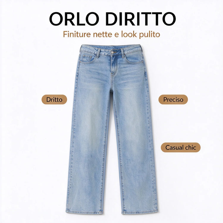 Women's Low Waist Wide Leg Jeans, Light Wash Stretch Denim, Casual Shaping Wide Leg Pants for All Occasions,Yw-2025