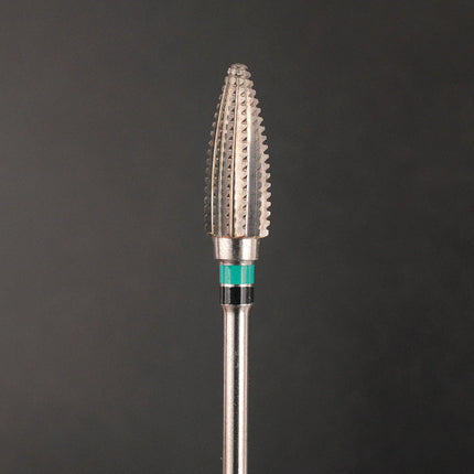 1Pc Tungsten Steel Nail Drill Bit, Professional Large Spiral Barrel Carbide Milling Cutter, Manicure Tool