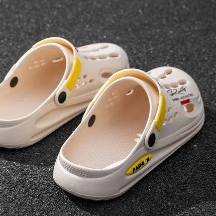 Ciabatte Unisex in EVA Traspiranti Antiscivolo con Suola Spessa, Scarpe Forate ad Asciugatura Rapida, Ciabatte Casual per Uomo e Donna, Ideali per Spiaggia, Giardino e Attività all'Aperto