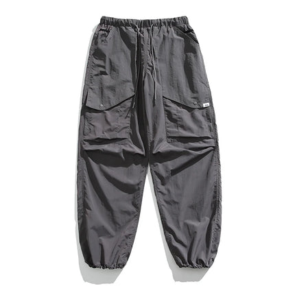 Spring Summer Korean Outdoor Functional Waterproof Cargo Pants For Men Clothing Harajuku Joggers Casual Breathable Pants Male