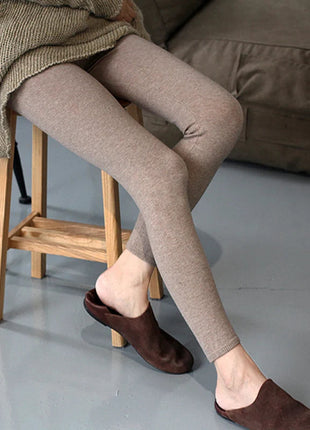 High-quality Sheep Hot Sales Leggings Women Autumn Winter Wool Long Elastic Ladies Fashionable Versatile Basic Style Warm Pants PlatiNum