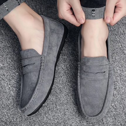 Scarpe casual da uomo Mocassini estivi Mocassini da uomo Tempo libero Appartamenti antiscivolo Leggero Morbido Slip on Scarpe da guida Sapatenis Masculino