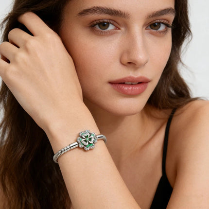 Bracciali Fai-da-Te in Argento Sterling 925 con Catena a Serpente e Cuore per Donne, Creazione di Gioielli Artigianali Eleganti PlatiNum