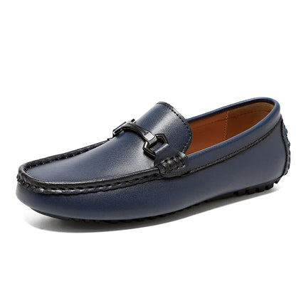 Mocassini in Pelle da Uomo Stile Britannico, Traspiranti, Slip-on, per Guida e Outdoor, Scarpe Casual Classiche Fatte a Mano, Design Elegante