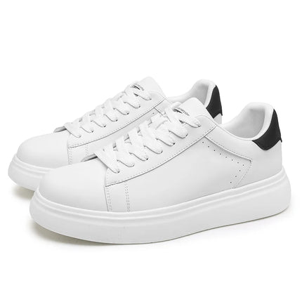Leather Men Shoes Sneakers Trend Casual Shoe Breathable Leisure Male Sneakers Non-slip Footwear Men Vulcanized Shoes2026