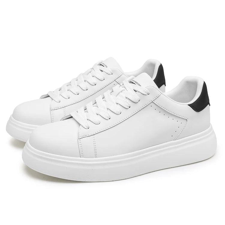 Leather Men Shoes Sneakers Trend Casual Shoe Breathable Leisure Male Sneakers Non-slip Footwear Men Vulcanized Shoes2026