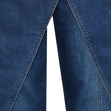 Jeans Larghi Vintage in Denim Lavato per Donna, Vita Alta con Asimmetrico Design Incrociato, Stile Y2K Streetwear Casual alla Moda