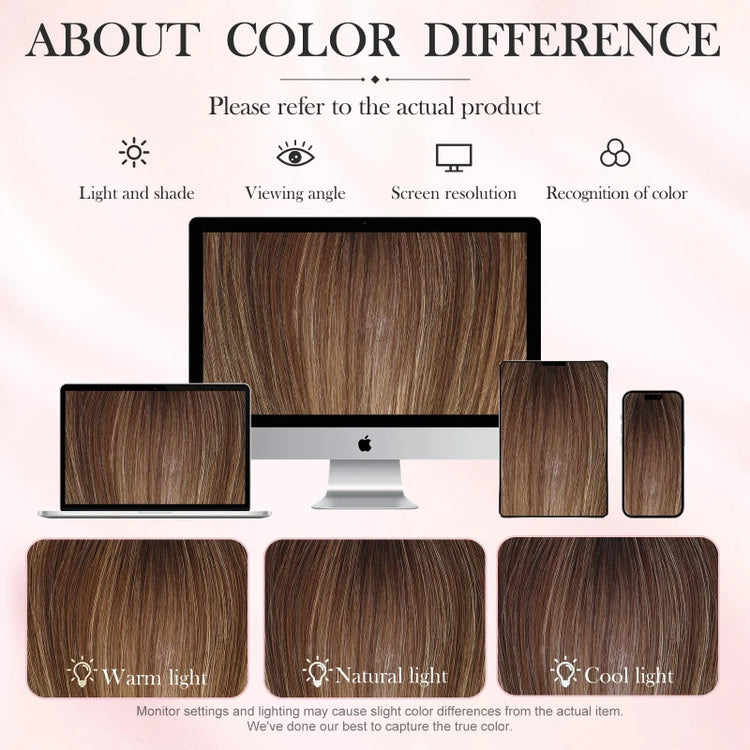 Brown Real Human Hair Toppers with Air Bangs 8inch Hairs Topper Hand-Tied Lace Base 360° Coverage for Women with Thinning Hair